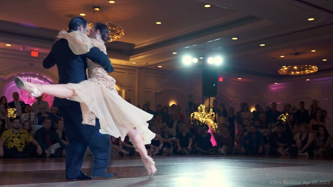 Video thumbnail for Manuela Rossi & Juan Malizia performing to "De Vidrio" at the 2025 SoCal Tango Championship