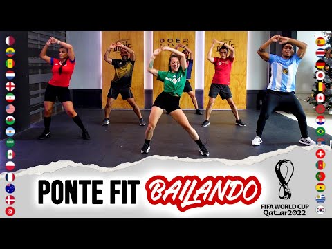 ⚽ 🌎 BAILE FIT INTENSO en CASA #125: CLASE MUNDIALISTA- Zumba Dance Class - Natalia Vanq