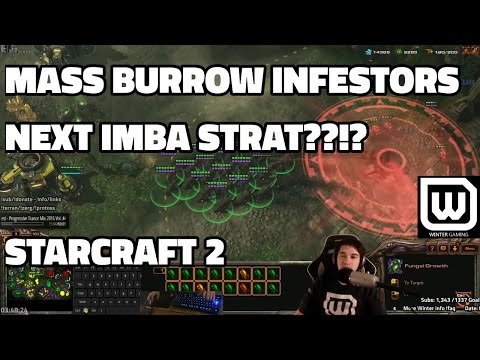 Mass Burrowed Infestors -  THE NEXT IMBA STRAT??!? (not really no)