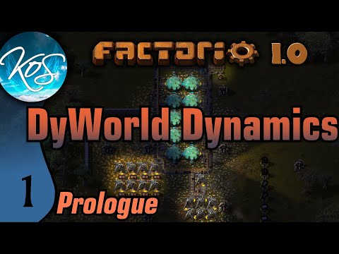 Factorio: DyWorld Dynamics Prologue, Ep 01 - COMMANDER'S LOG