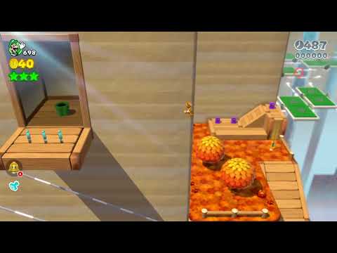 Super Mario 3d World (Switch) 3-7 Speedrun Time 27