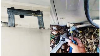 איך לפרק / להעביר מזגן עם הגז ב4 צעדים פשוטים!! How to disassemble / move an air conditioner