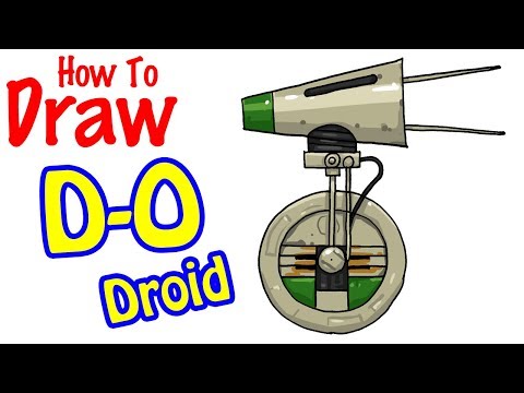 How to Draw the D-O Droid from Star Wars