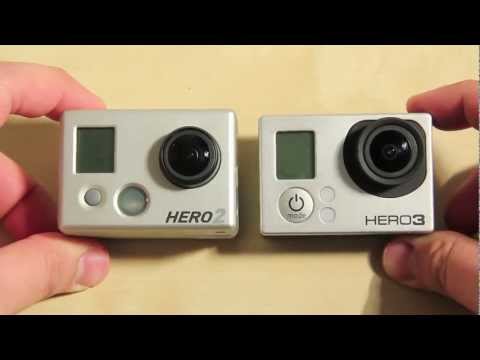 Vergleich: GoPro HD Hero 3 Black Edition mit der GoPro HD Hero 2