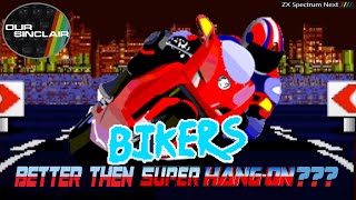 It's BIKERS on the ZX Next on Our Sinclair! Nothing SCREAMS holidays like 300 MPH of Festive DOOM!