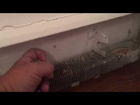 How to remove old and install baseboard heat replacement covers.