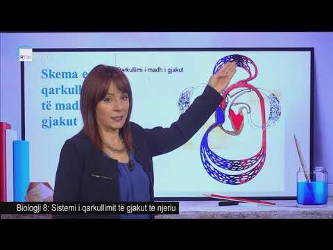 Biologji 8 - Sistemi i qarkullimit tё gjakut te njeriu