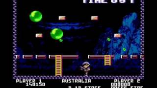 [AMSTRAD GX4000] Pang - Longplay (Part 1 : Levels 1-5)