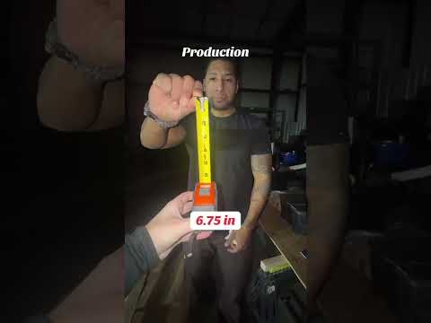 Tape Measure Challenge! Production VS. Sales.
