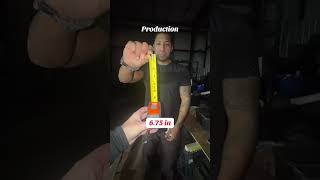 Tape Measure Challenge! Production VS. Sales.