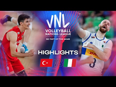 🇹🇷 TUR vs. 🇮🇹 ITA - Highlights | Week 3 | Men's VNL 2024