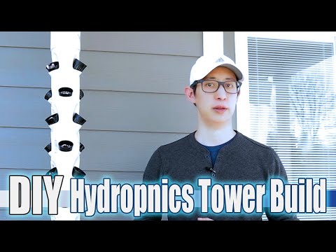 , title : 'DIY Hydroponics Garden Tower Build | Less than $150'