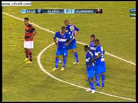 Os gols de Olaria 0 x 2 Flamengo pela 8ª rodada da Taça Guanabara