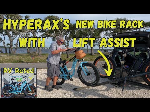 Hyperax's New RV Rated Bike Rack with Lift Assistance