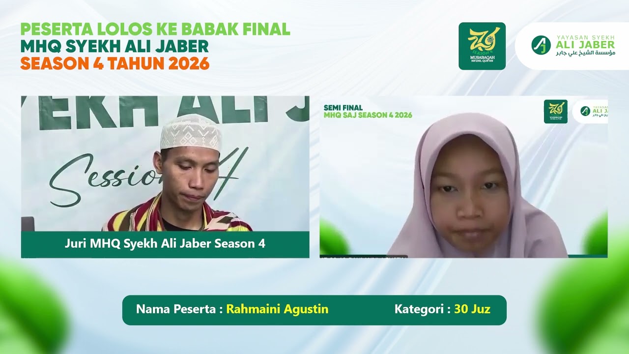 LOLOS FINAL KATEGORI 30 JUZ MHQ SEOSON 4!! // RAHMANI AGUSTIN