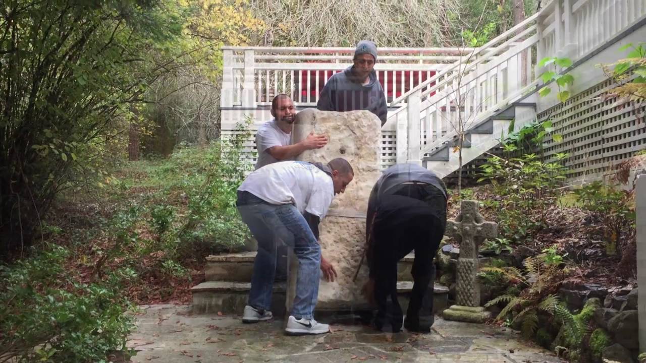 1,000 pound Marble Sink North Bay Movers