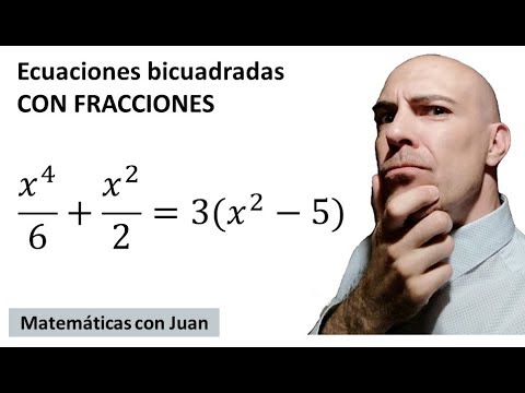 ▷ Ecuaciones bicuadradas CON FRACCIONES. Ejercicio resuelto