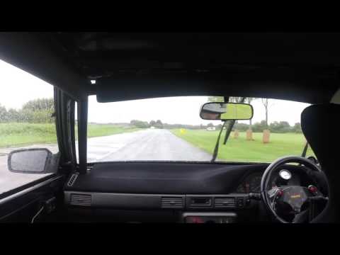 Aintree sprint Mazda 323 GTX 3/9/16