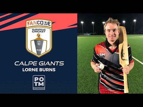 POTM: L.Burns - CAG vs BAV | Highlights | Fancode European T10 Gibraltar | Gibraltar 2022 |ETT22.010