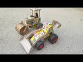 How To Make JCB At Home From Matchbox DIY JCB Backhoe Loader Mini JCB Science Project