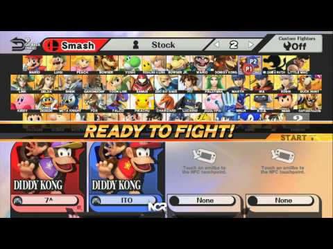 NorCal Regionals 2015 - SSB4 - Top 8 - ZeRo (Diddy Kong) vs Ito (Diddy Kong)
