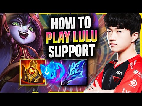 LEARN HOW TO PLAY LULU SUPPORT LIKE A PRO! - T1 Keria Plays Lulu Support vs Karma! | Season 2022