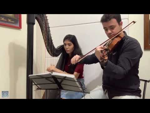 Hino 371 CCB - Aos Teus Pés me apresento | harpa e violino