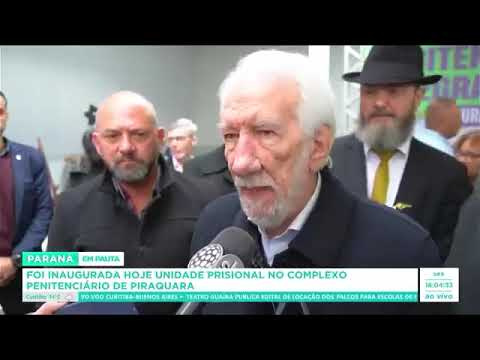 Foi inaugurada nova unidade prisional no Complexo Penitenciário de Piraquara