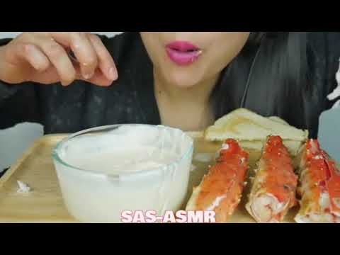 Sas Asmr - King Crab Alfredo Cheese Fondue (Bites only)