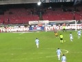 napoli-lecce 1-0 gol cavani in diretta dalla curva b