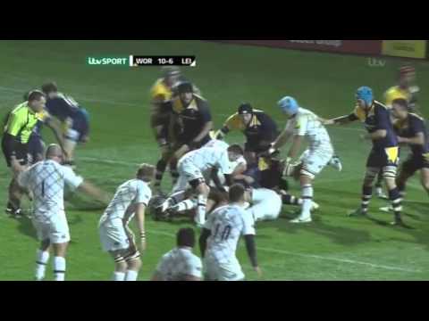 Worcester v Leicester Tigers LV Cup Nov 2013