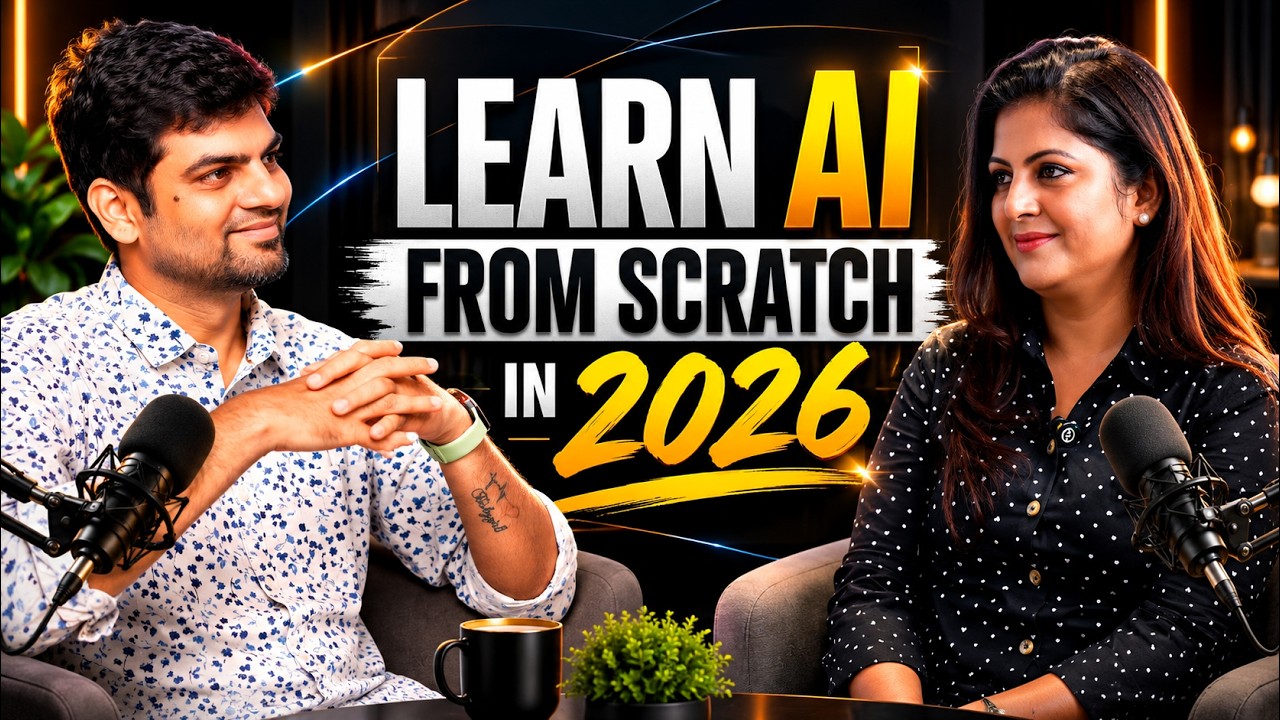 Learn AI from Scratch in 2026 | Complete Roadmap, Skills & Career Guide