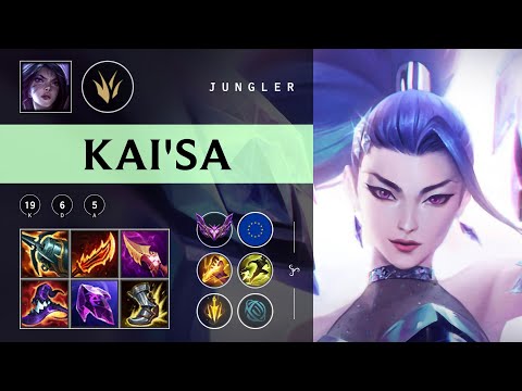 Kai'Sa Jungle vs Xin Zhao - EUW Master Patch 25.23