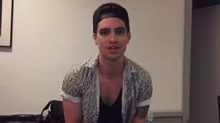 Panic! At The Disco Brendon Urie Singapore Greeting