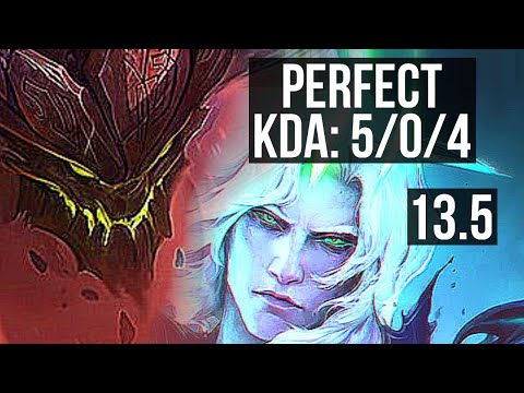 MALPHITE vs VIEGO (MID) | 5/0/4, 400+ games | KR Master | 13.5