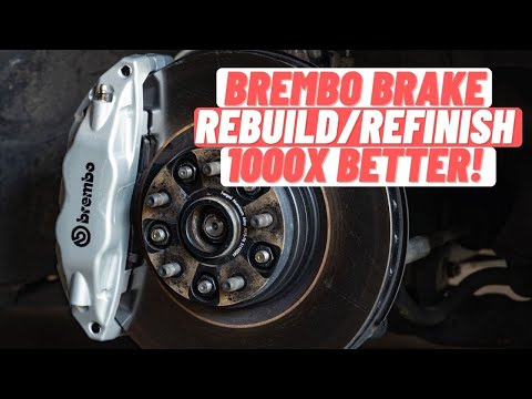 Brembo Brake Rebuild/Restoration Subaru STI, Incredible Change!