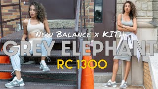 NEW BALANCE x KITH RC 1300 10th ANNIVERSARY ELEPHANT GREY ON FOOT REVIEW and STYLING; NYC VLOG
