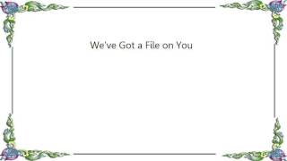 Blur - We've Got a File on You Lyrics