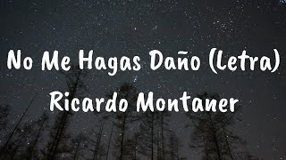 Ricardo Montaner - No Me Hagas Daño (Letra)