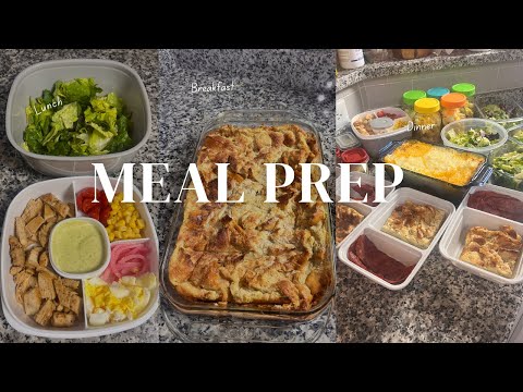 Weekly Meal Prep and Grocery Shopping #4