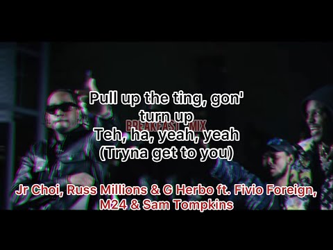 Jnr Choi, M24 - TO THE MOON (Lyrics Audio) ft Fivio Foreign, Russ Millions, Sam Tompkins, & G Herbo