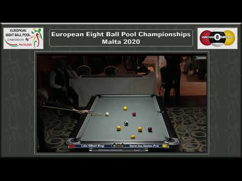 Men's Singles - Luke Gilbert (Eng) v David Dos Santos (Fra)