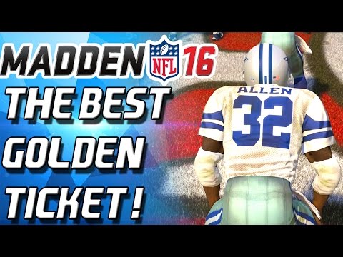 MARCUS ALLEN! THE BEST GOLDEN TICKET IN MUT! - Madden 16 Ultimate Team -