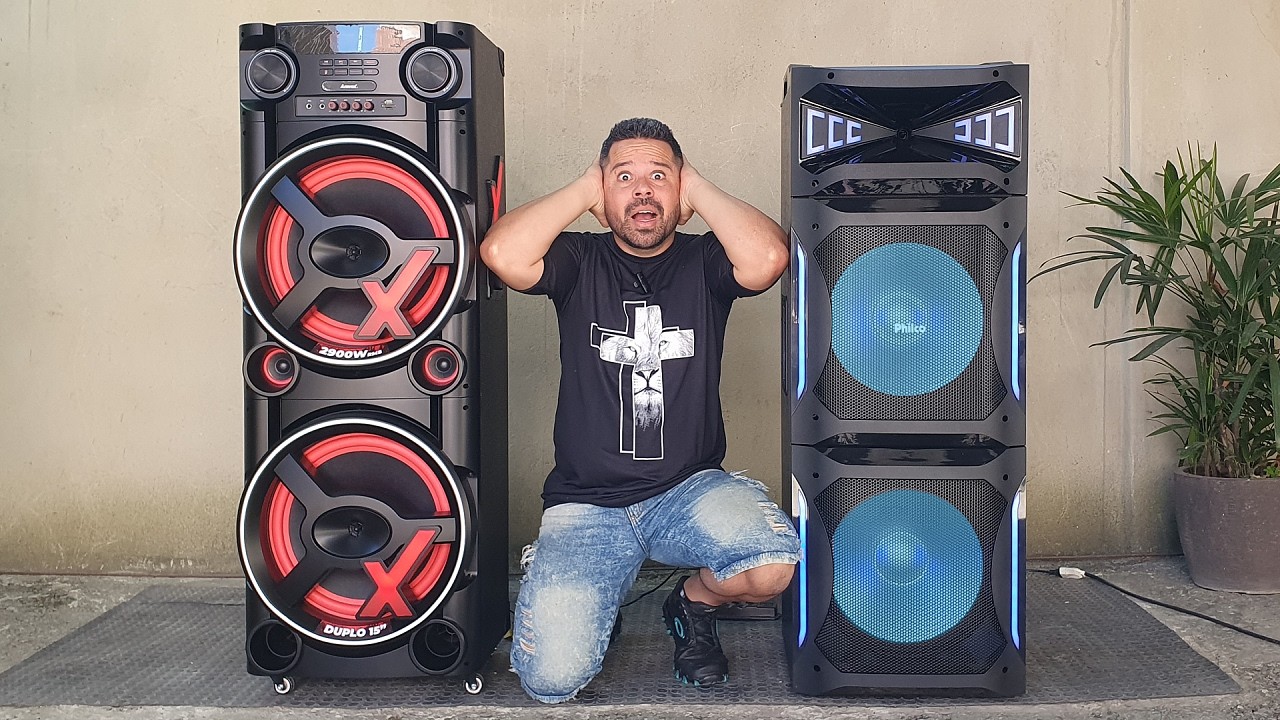 🟢 BATALHA MORTAL 🟢 Amvox 2900w Contra Philco PCX3000 🟢 Qual Eu Prefiro é o Porque!🟢 #amvox #philco 🟢