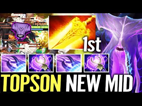 🔥 TOPSON Faceless Void NEW STYLE MID — Radiance 1st Slot + Manta 3x Burning META Dota 2 Pro
