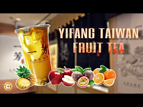 Yifang Yifang Taiwan Fruit Tea Chá de frutas de Taiwan em Cingapura