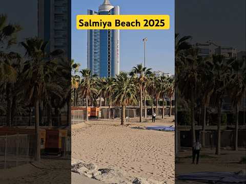 Kuwait🇰🇼 - the most famous | Salmiya marina beach in Kuwait city. #youtube  #shorts #beach #kuwait.
