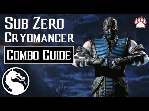 Mortal Kombat X: Sub Zero (Cryomancer) Combo Guide 12%-44%