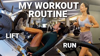 MY WORKOUT ROUTINE | Balancing Strength Training with Running!