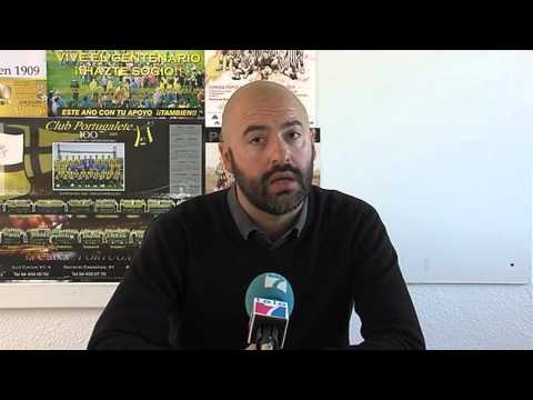 R. P David Movilla tras Club Portugalete 0 -  Barakaldo CF 0